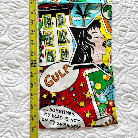 ⚡️HP⚡️Rare Women’s Dolce & Gabbana Printed Comics Stretch Pants Jeans Size 4 US - Picture 16 of 16